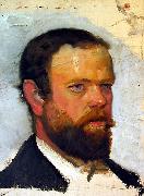 Michael Ancher, An unfinished portrait of Adrian Stokes